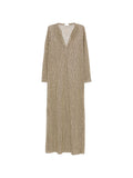 Siyu V-neck long sleeves Money kaftan dress