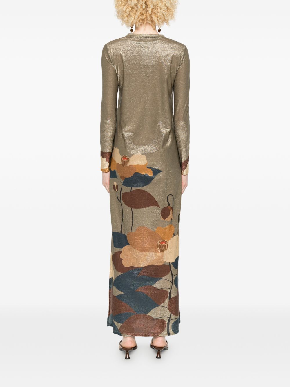 Siyu V-neck Ninfa kaftan dress
