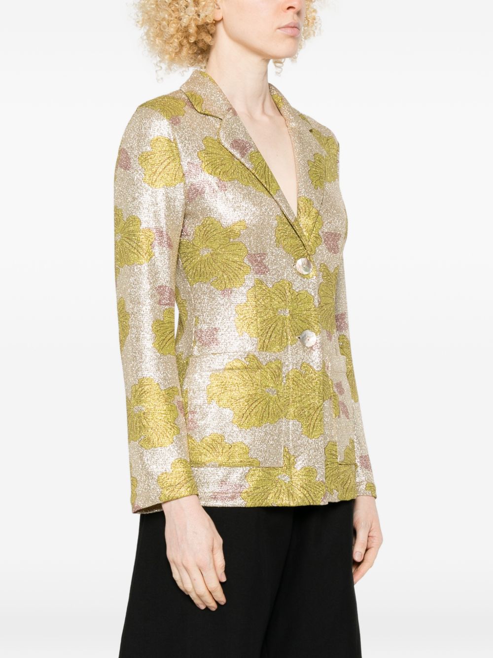 Siyu Rosella single-breasted jacket
