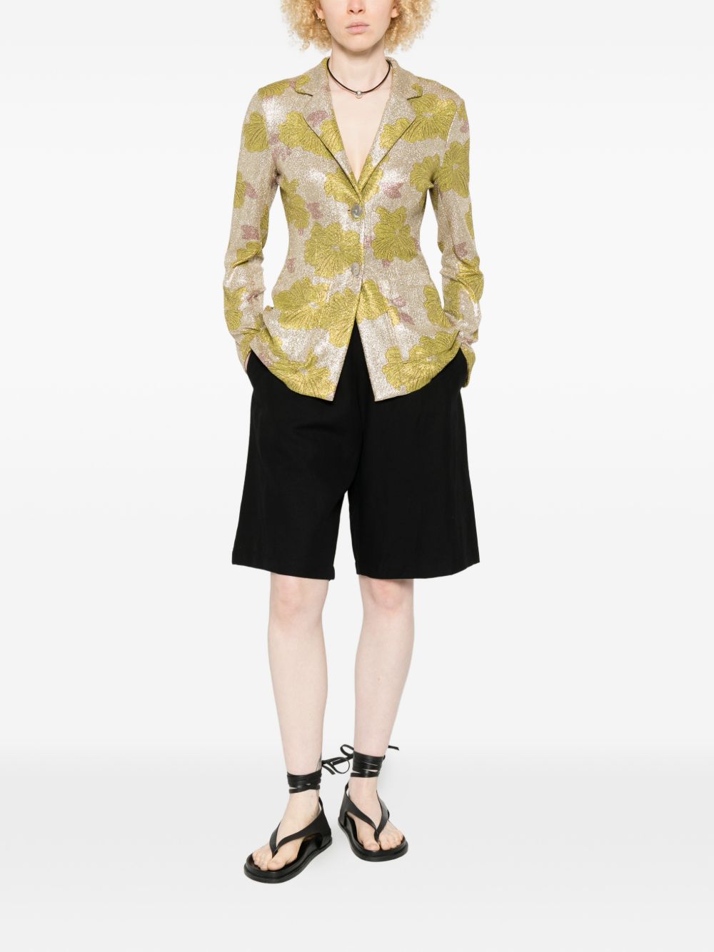 Siyu Rosella single-breasted jacket