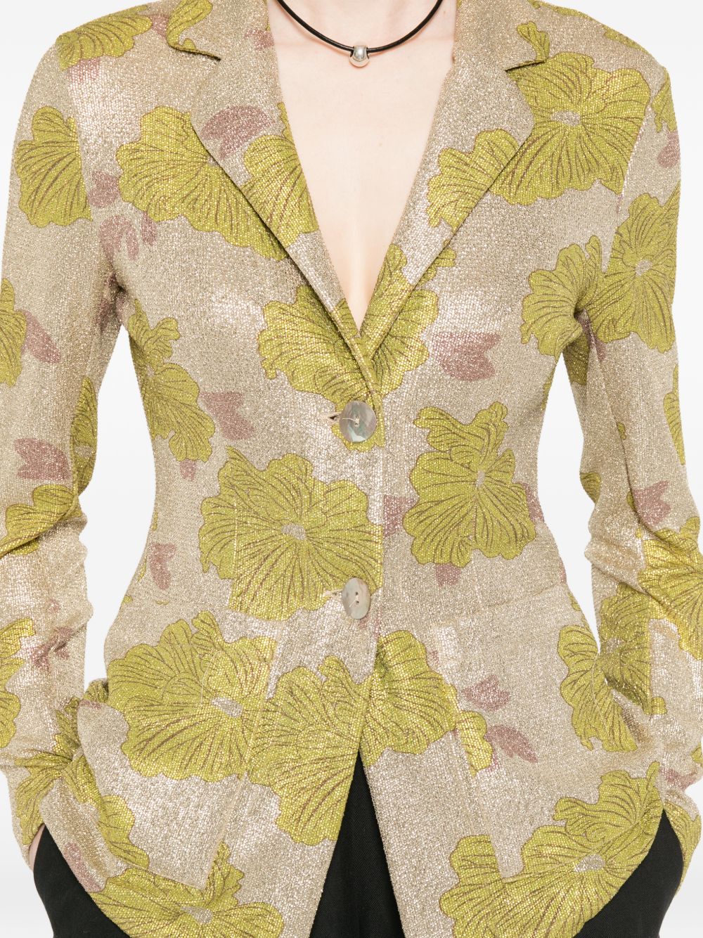 Siyu Rosella single-breasted jacket