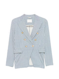 Circolo 1901 Striped double-breasted jacket