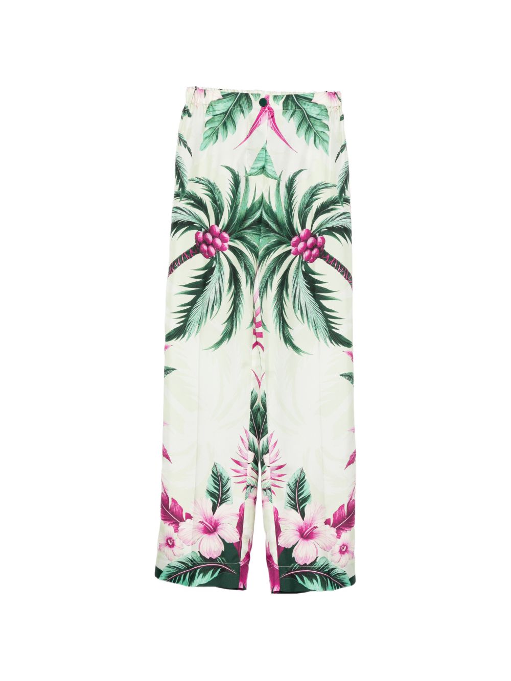 F.R.S . Printed silk trousers