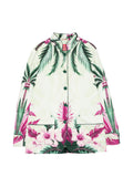 F.R.S . Printed silk jacket