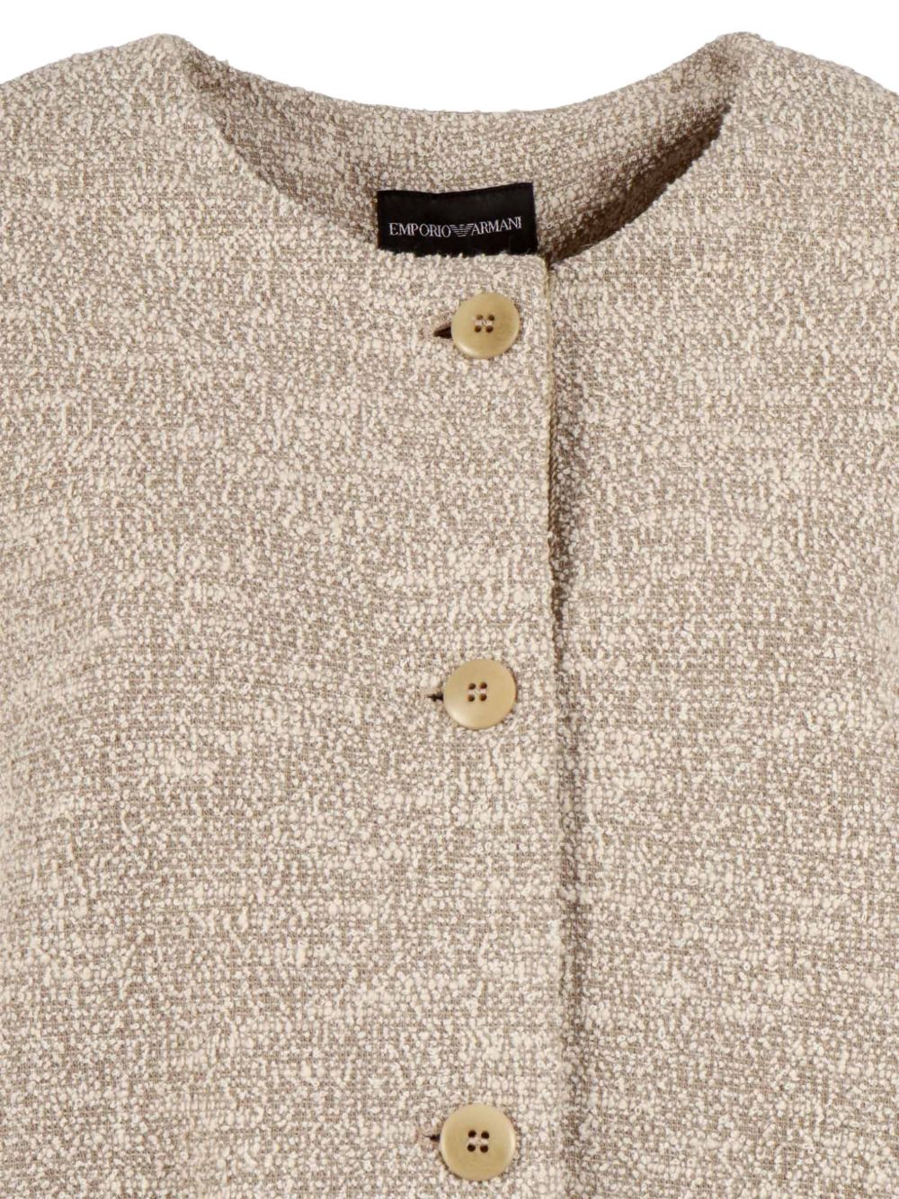 Emporio Armani Cotton blend blazer jacket