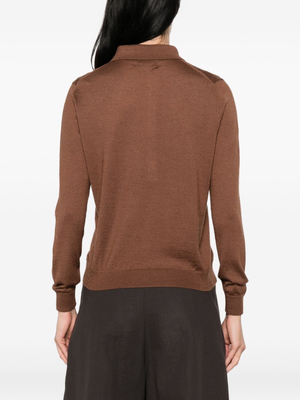 Beyou Cashmere and silk polo sweater