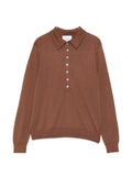 Beyou Cashmere and silk polo sweater