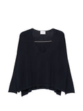 Beyou Cashmere and silk v-necked sweater