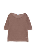 Base Linen and cotton blend sweater