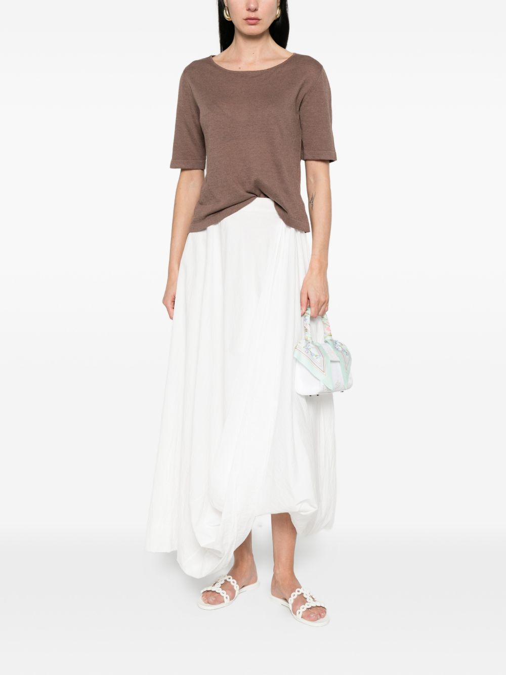Base Linen and cotton blend sweater