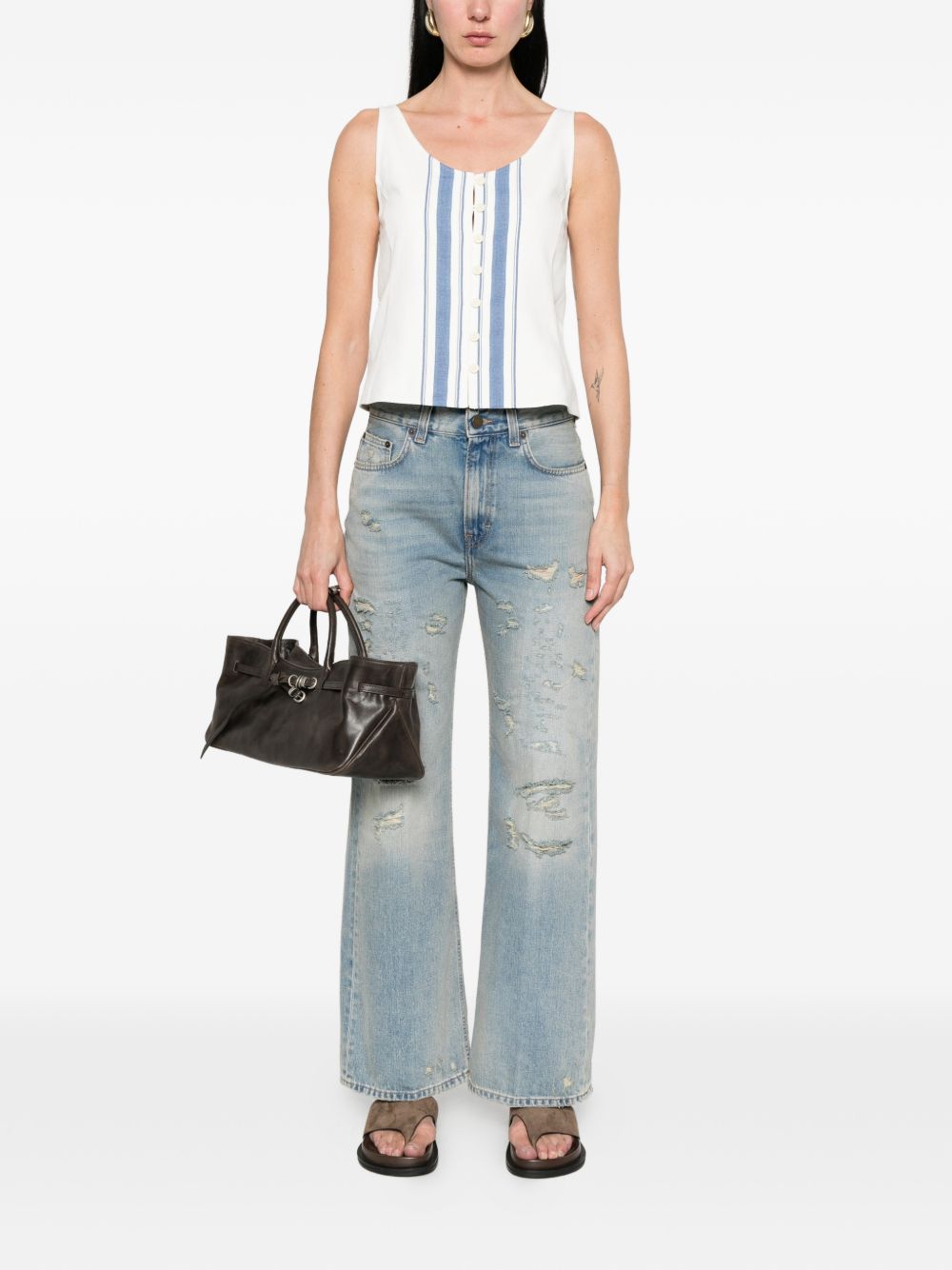 Haikure Winny wide-leg denim jeans