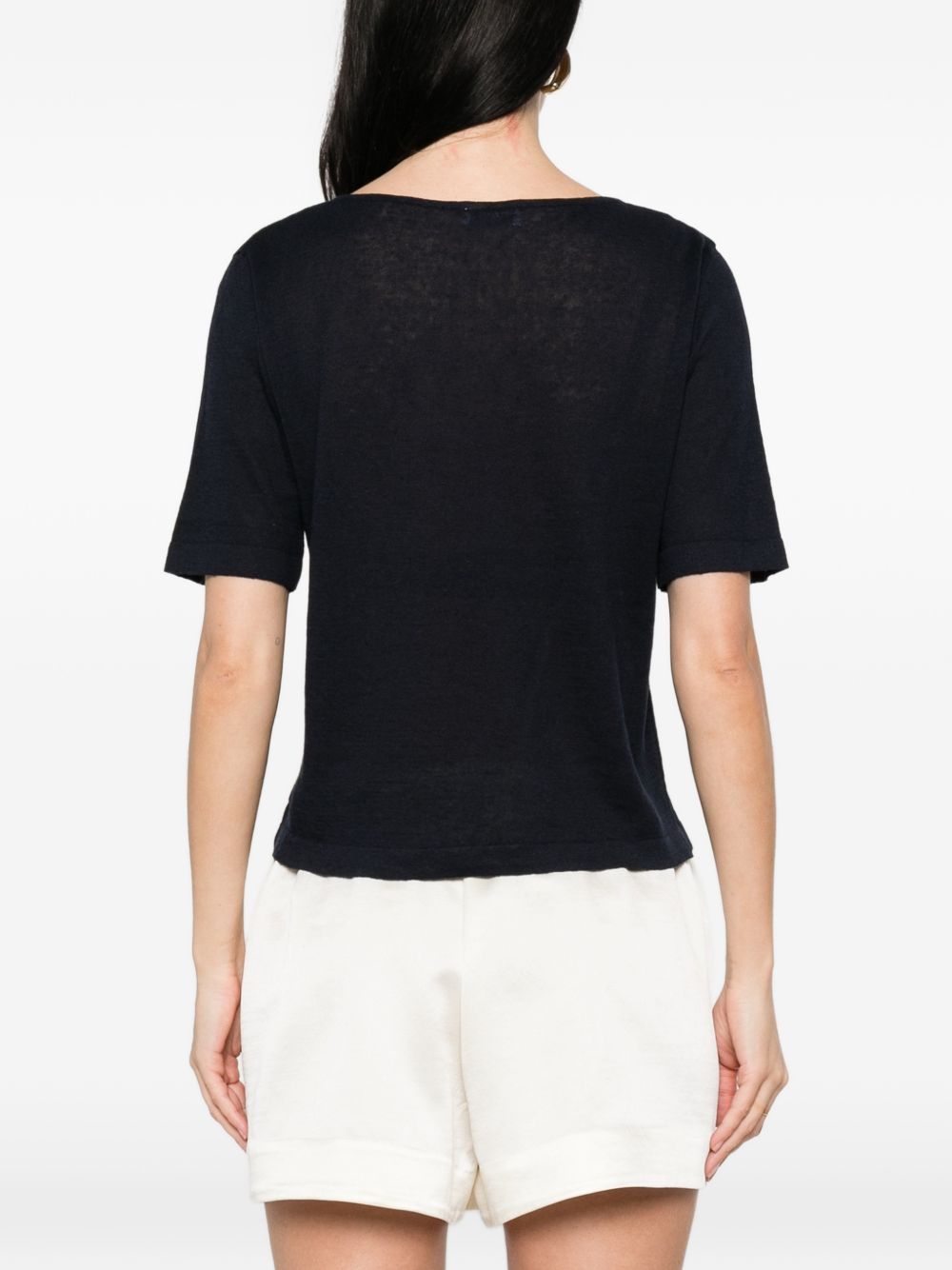 Base Linen and cotton blend sweater