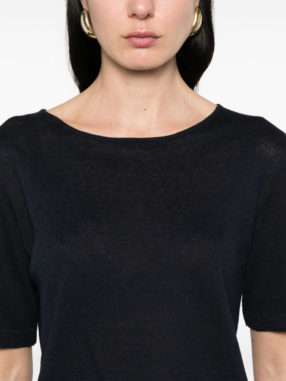 Base Linen and cotton blend sweater