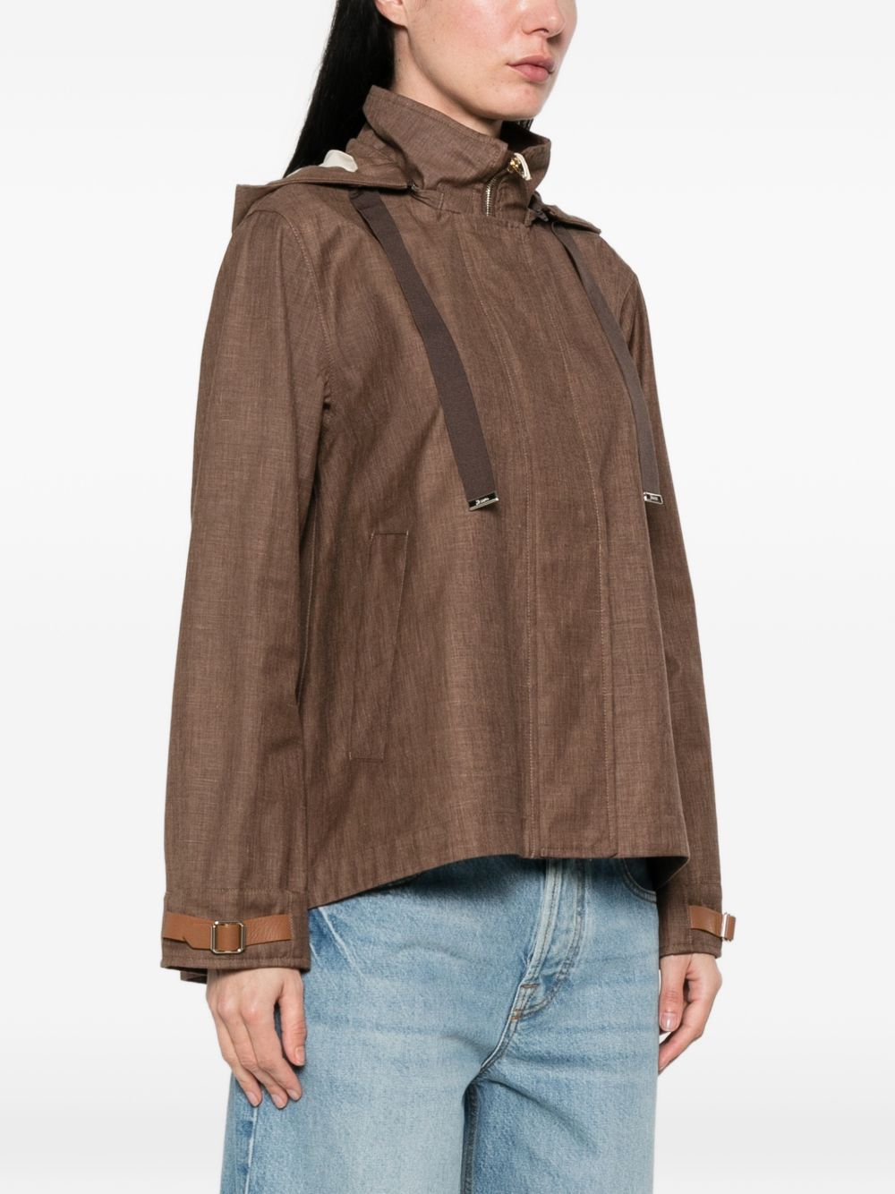Herno Hooded blouson jacket
