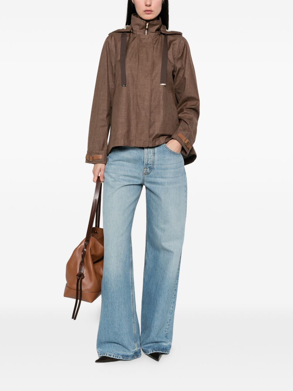 Herno Hooded blouson jacket