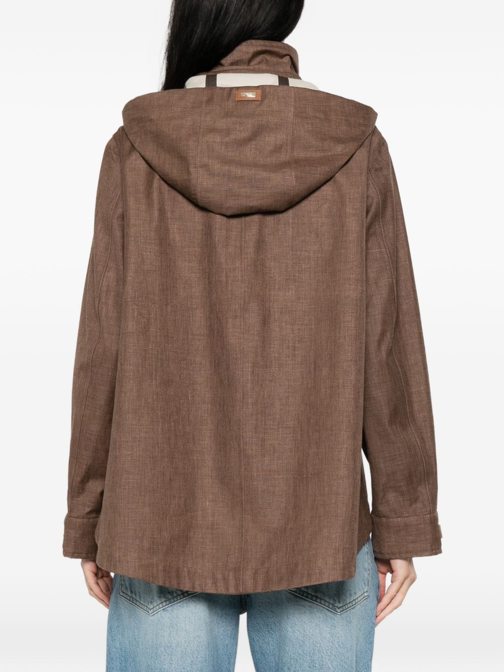 Herno Hooded blouson jacket