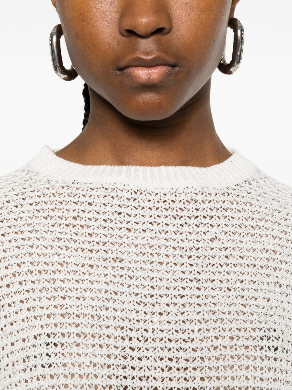 Fabiana Filippi Cotton crewneck sweater