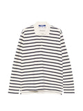 Junya Watanabe Striped cotton polo shirt