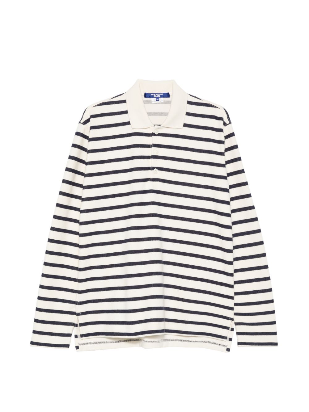 Junya Watanabe Striped cotton polo shirt