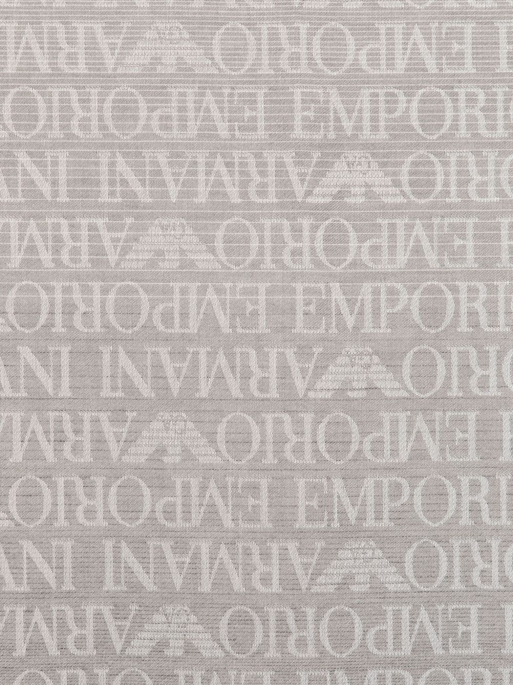 Emporio Armani Allover logo stole