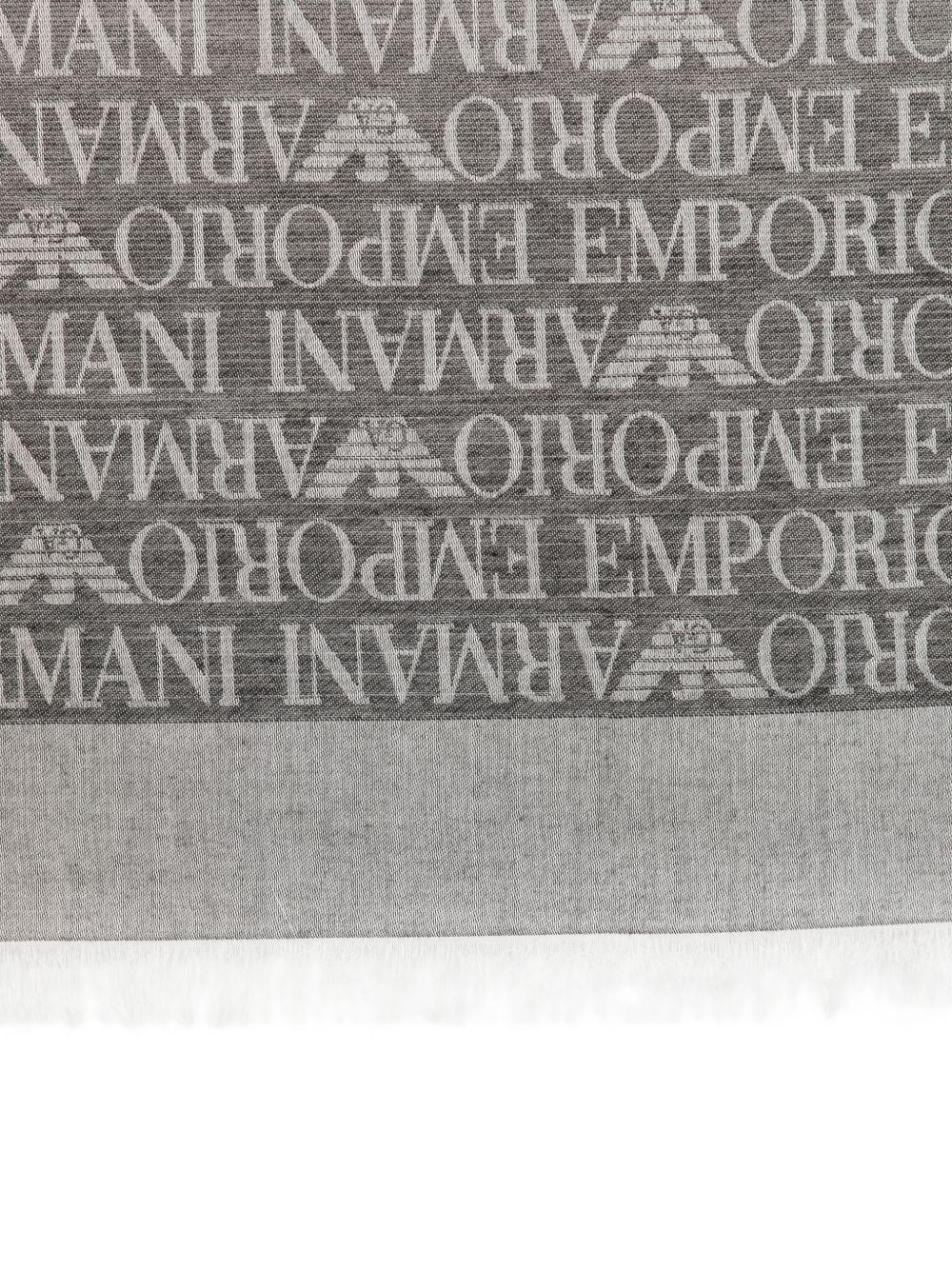 Emporio Armani Allover logo stole
