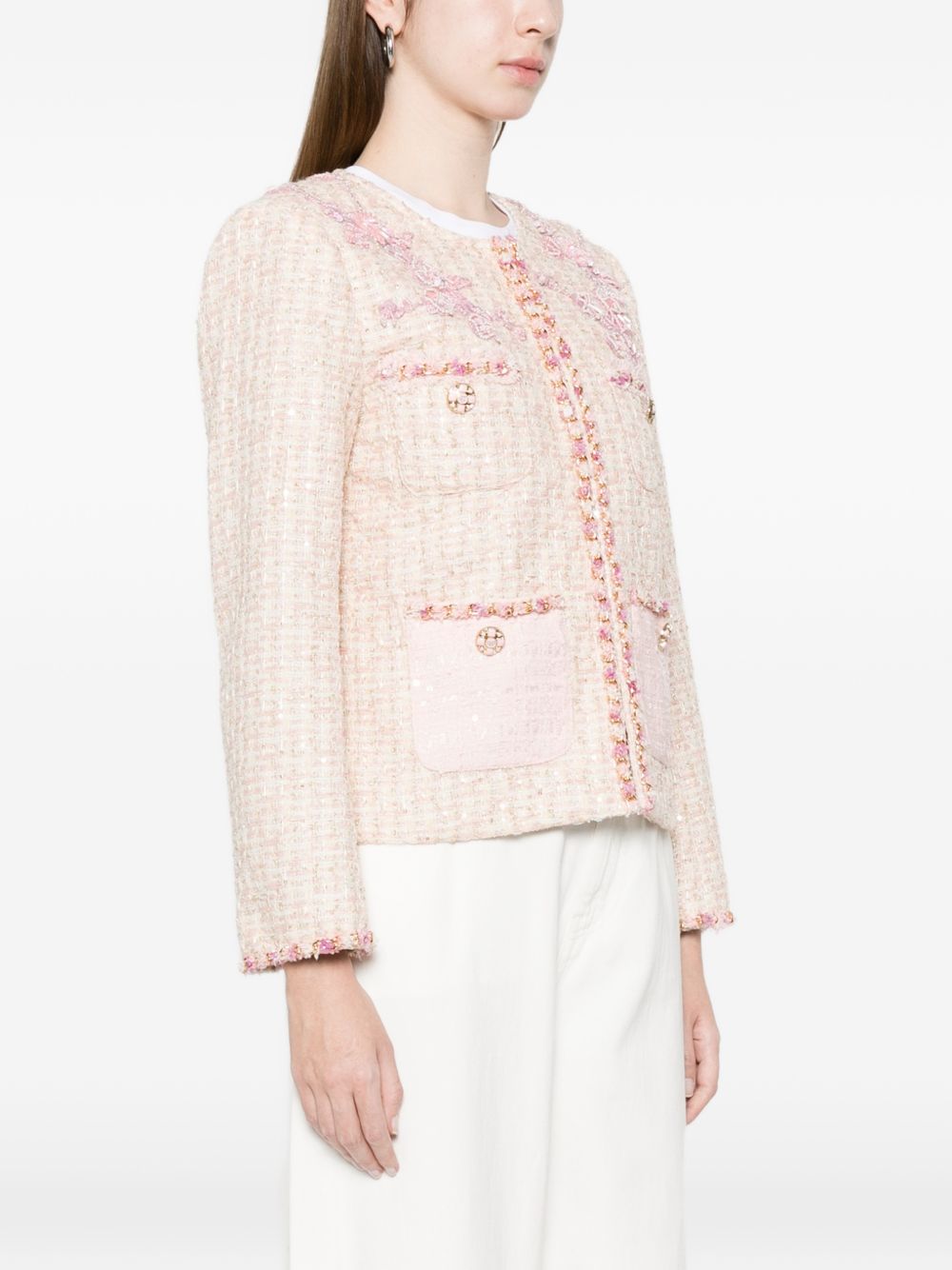 Minime Paris Cotton blend crewneck jacket