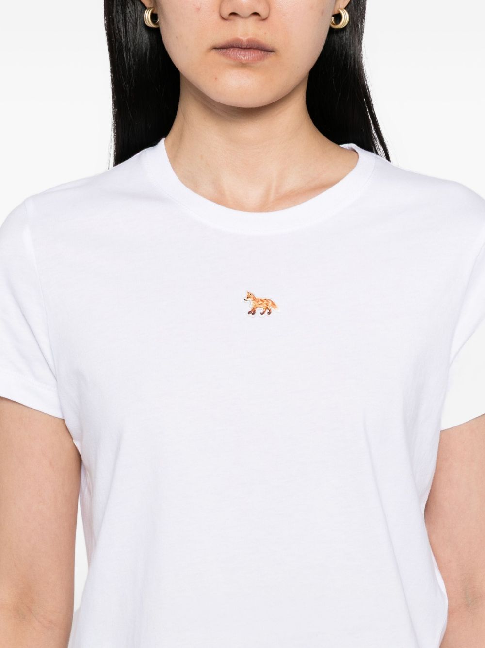 Maison Kitsuné Maison KitsunÃ© Baby Fox cotton t-shirt