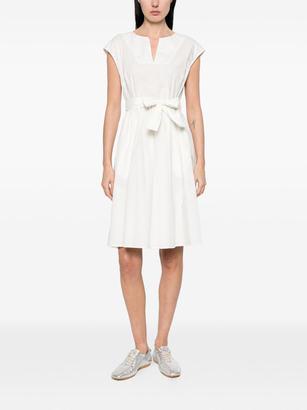 Woolrich V-neck Cotton short dress