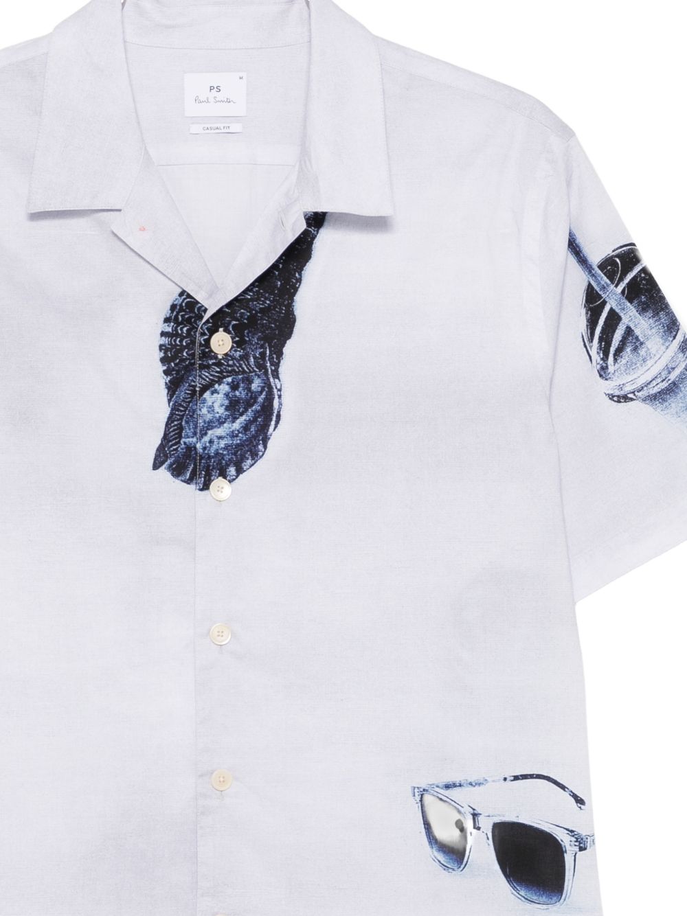 Paul Smith Sunbleached Snaps cotton shirt