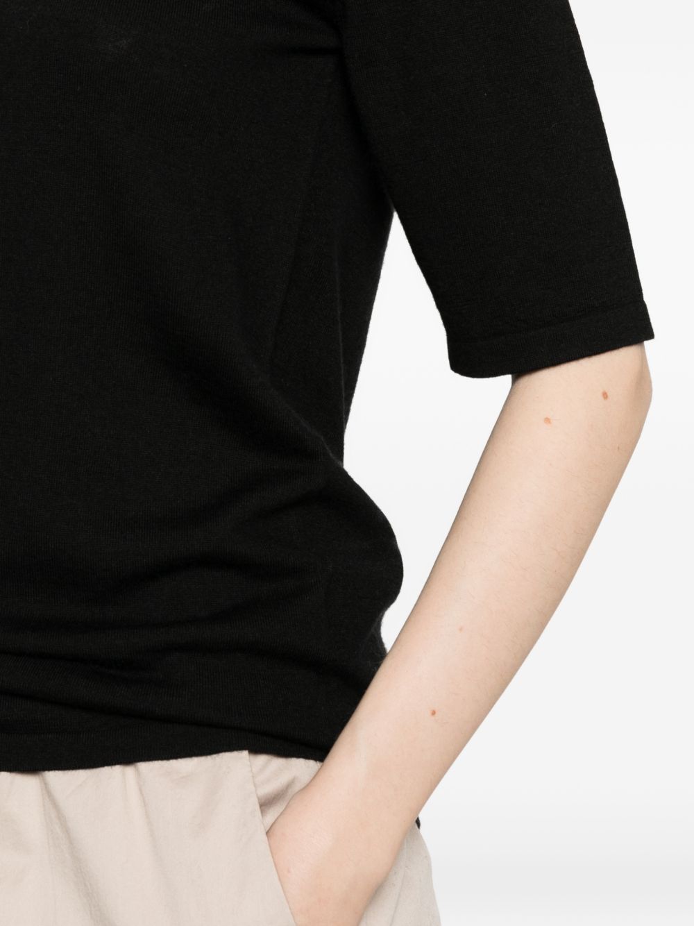 Soft Goat Cashmere crewneck sweater