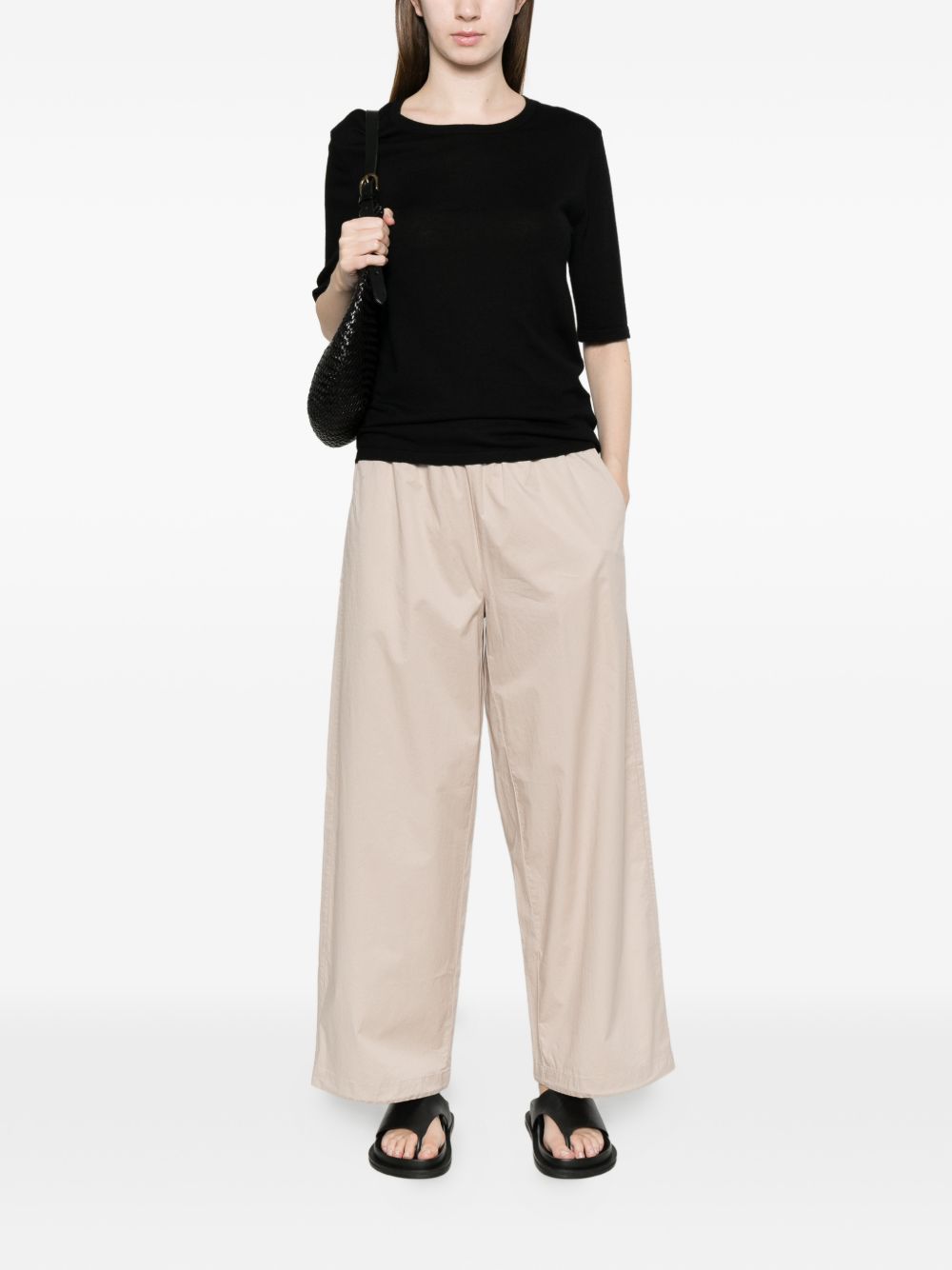 Soft Goat Cashmere crewneck sweater