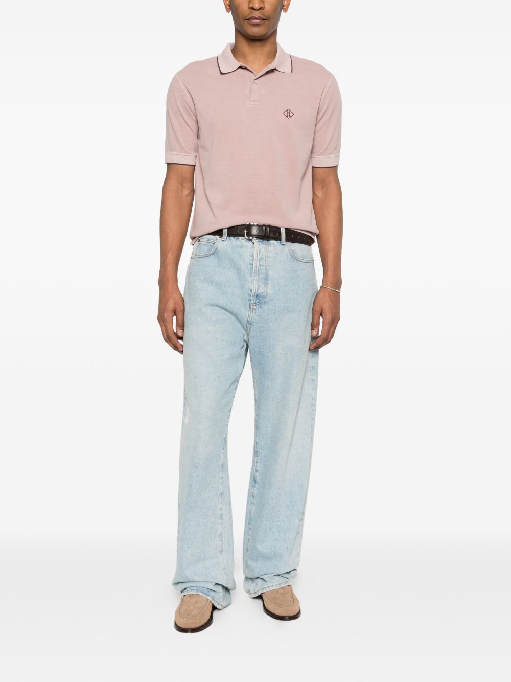 Herno Logo cotton polo shirt