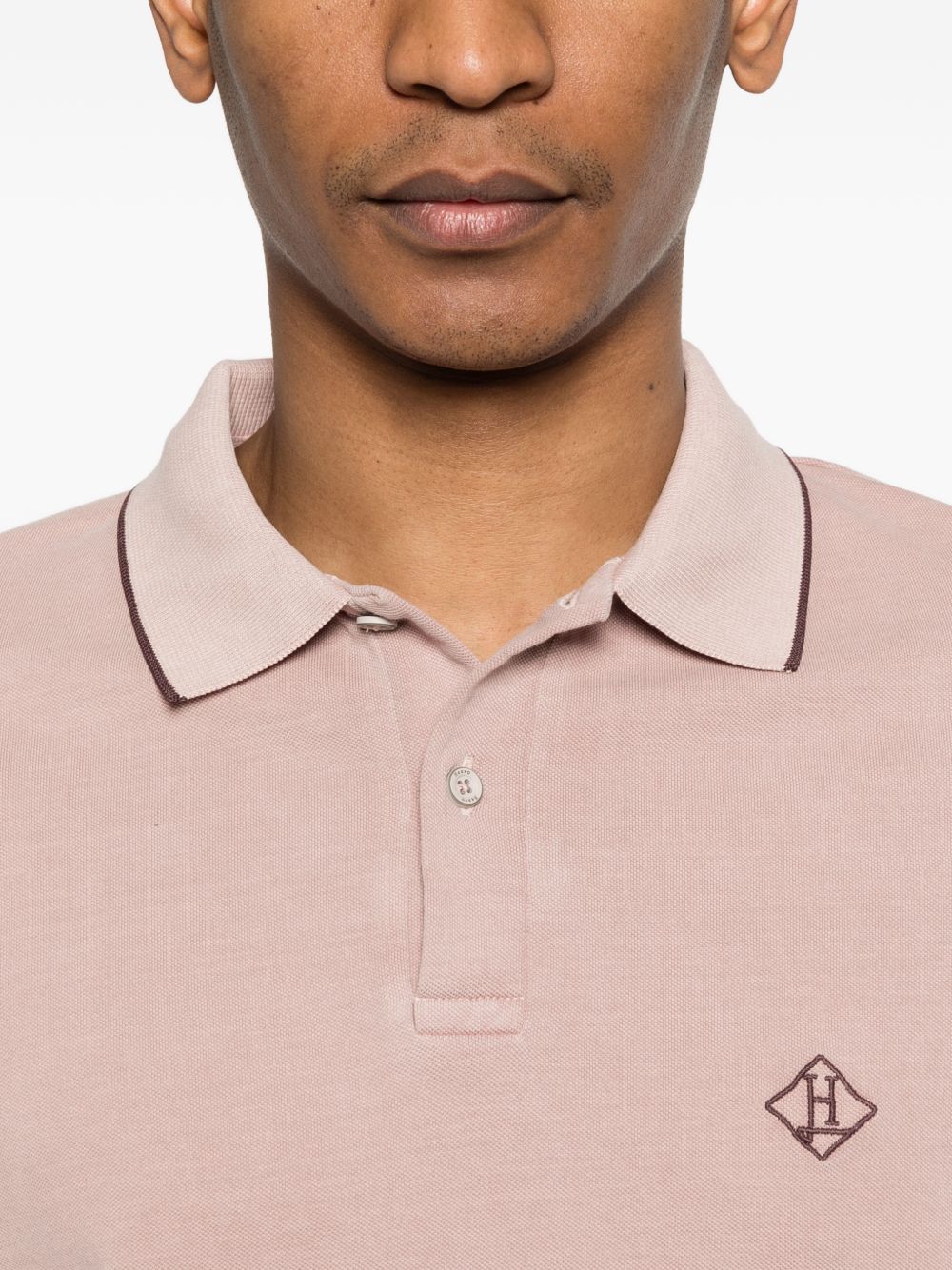 Herno Logo cotton polo shirt