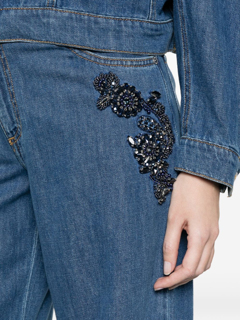 Ermanno Firenze Flared leg denim jeans