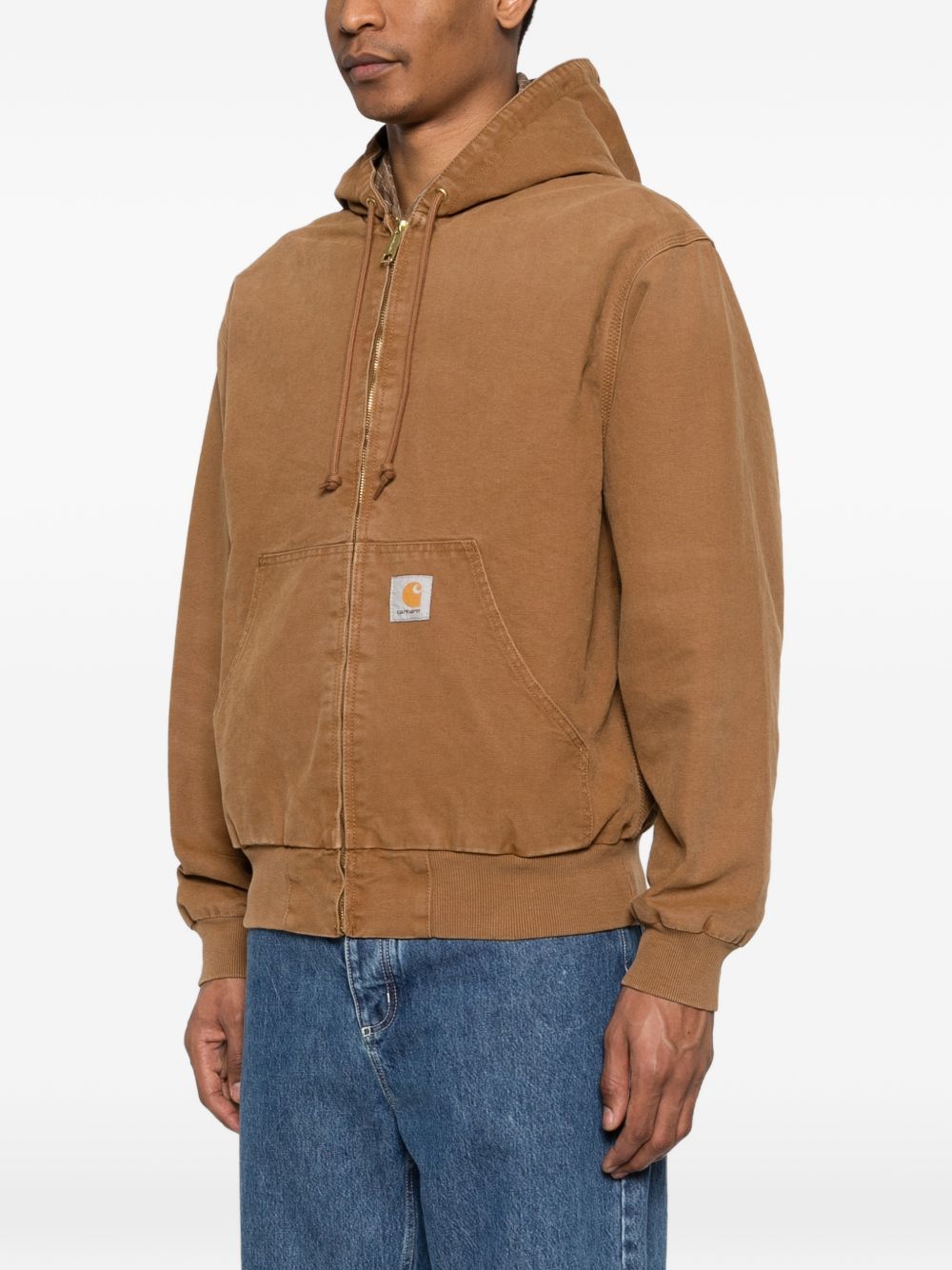 Carhartt Wip Main Carhartt WIP Silk & Nylon Cotton hooded jacket
