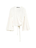 Jacquemus V-neck long sleeves La Cache Coeur Ventadou top