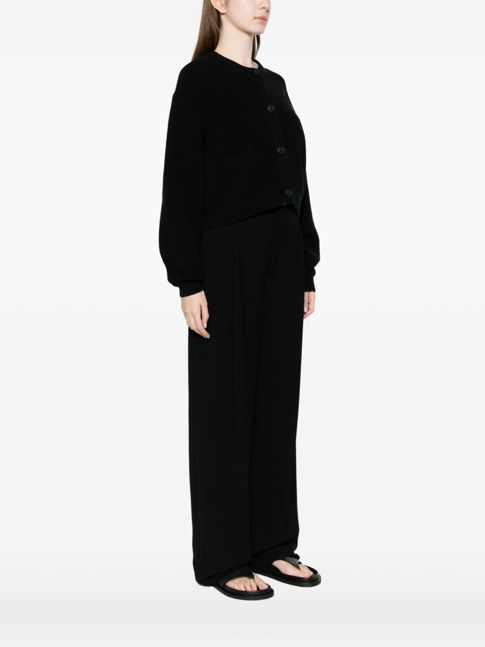 Ct Plage Cotton crewneck cardigan