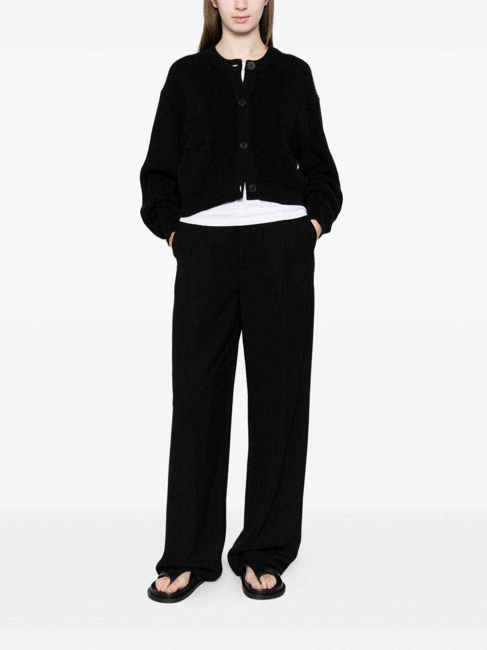 Ct Plage Cotton crewneck cardigan