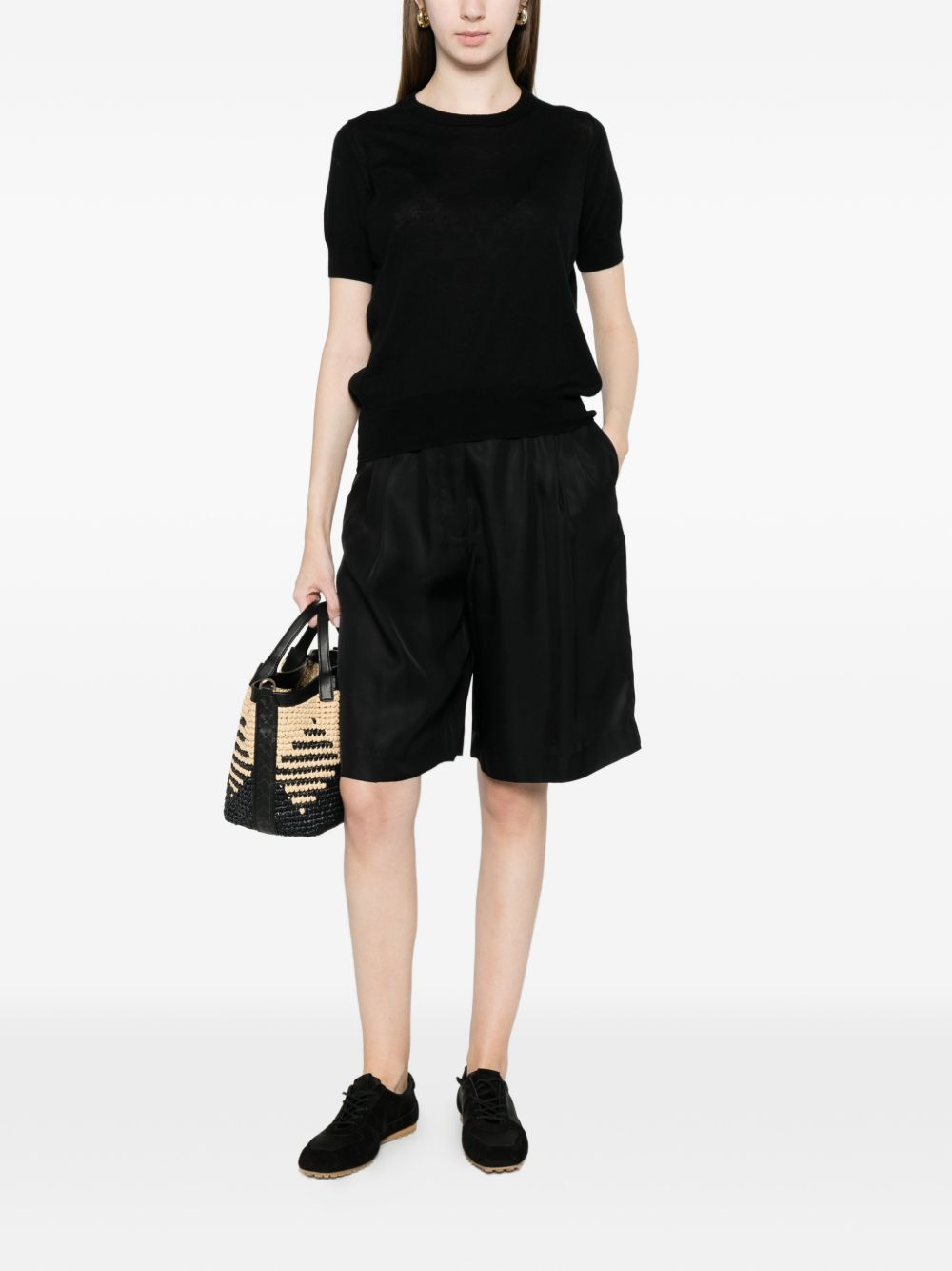 Ct Plage Cotton and silk crewneck sweater