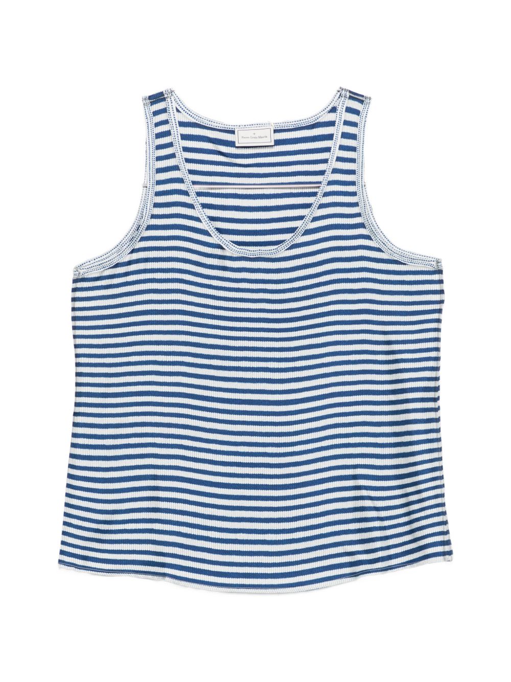Pierre Louis Mascia Striped silk top