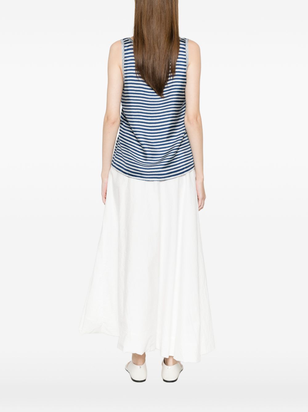 Pierre Louis Mascia Striped silk top