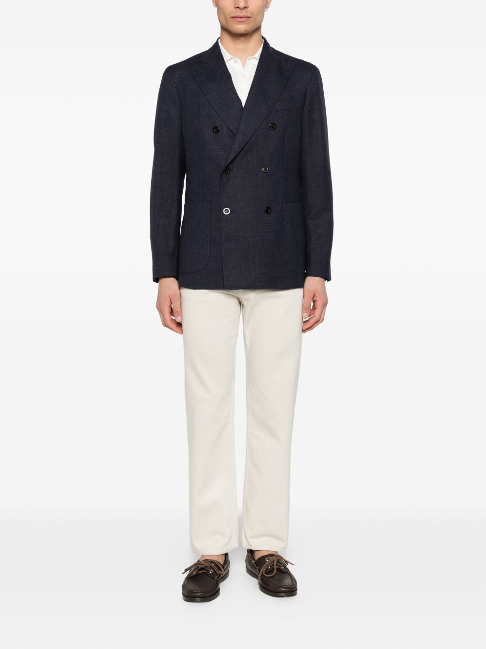 Boglioli Wool double-breasted jacket