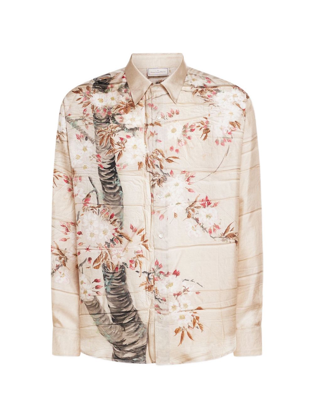 Pierre Louis Mascia Printed silk shirt