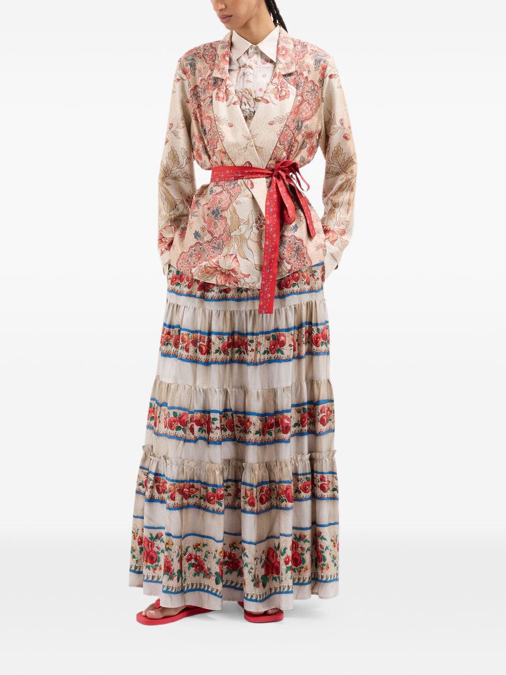 Pierre Louis Mascia Printed silk shirt