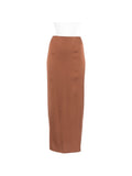 Silk95Five French Tie silk skirt