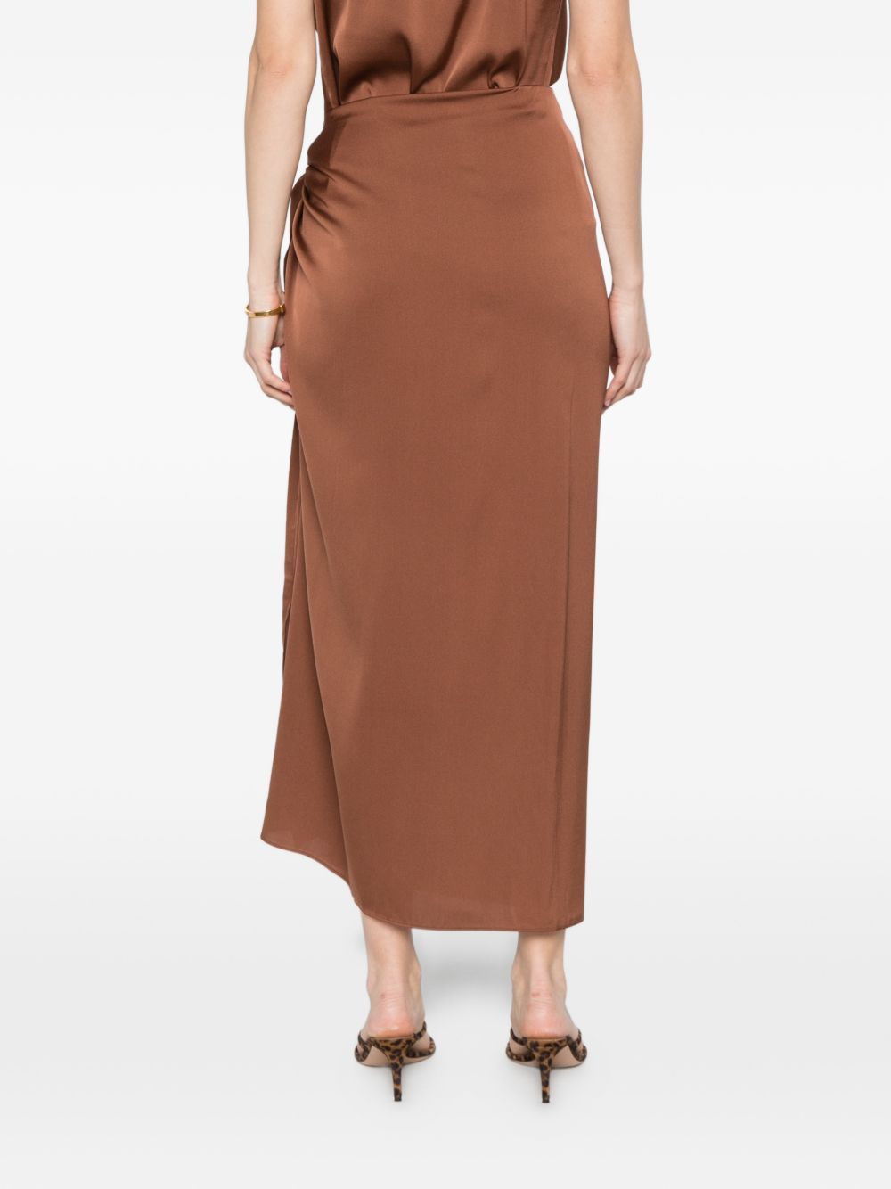 Silk95Five French Tie silk skirt