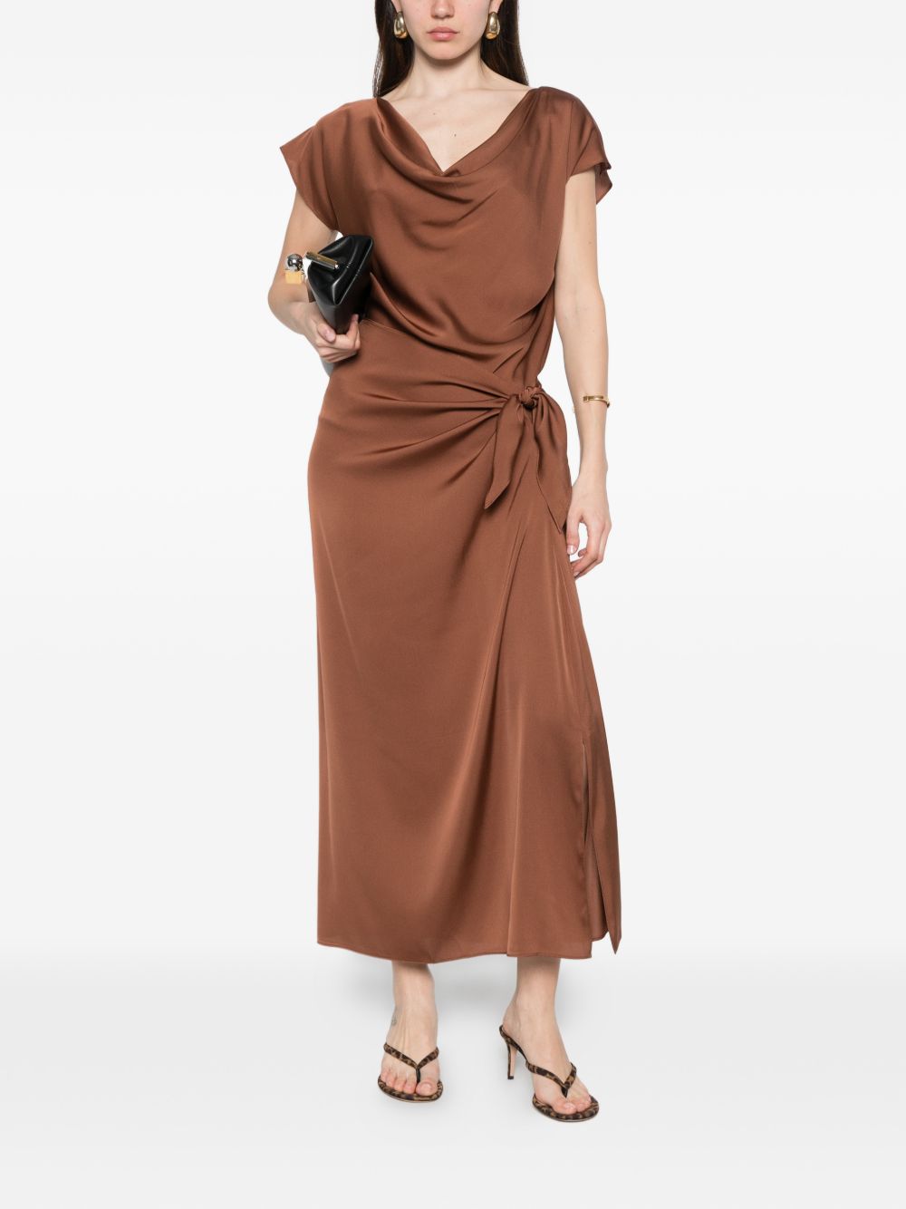 Silk95Five French Tie silk skirt