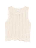 Bye Knitted cotton top