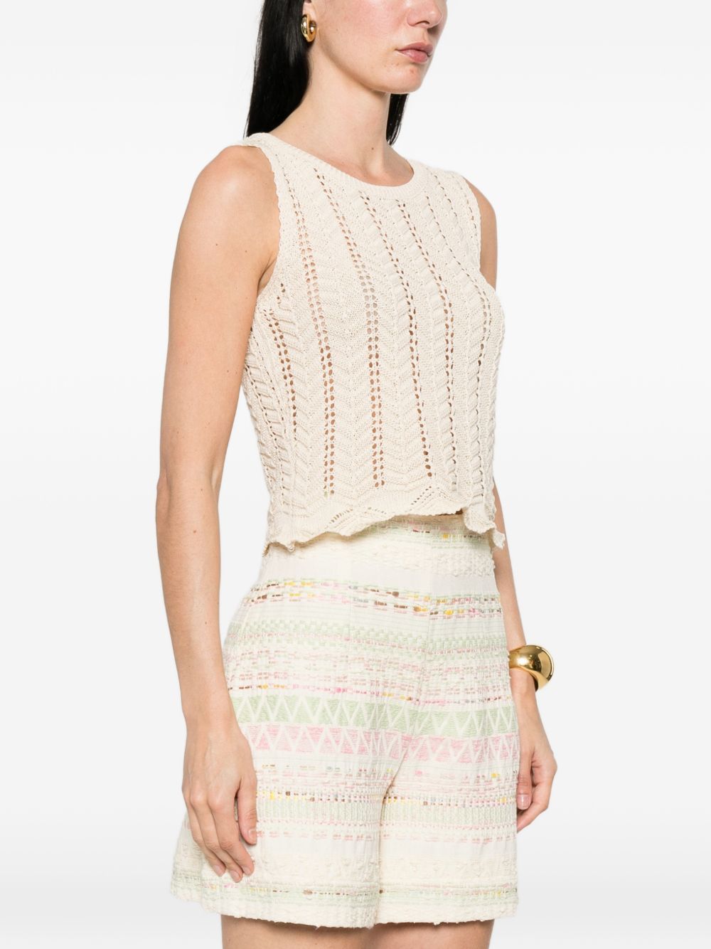 Bye Knitted cotton top