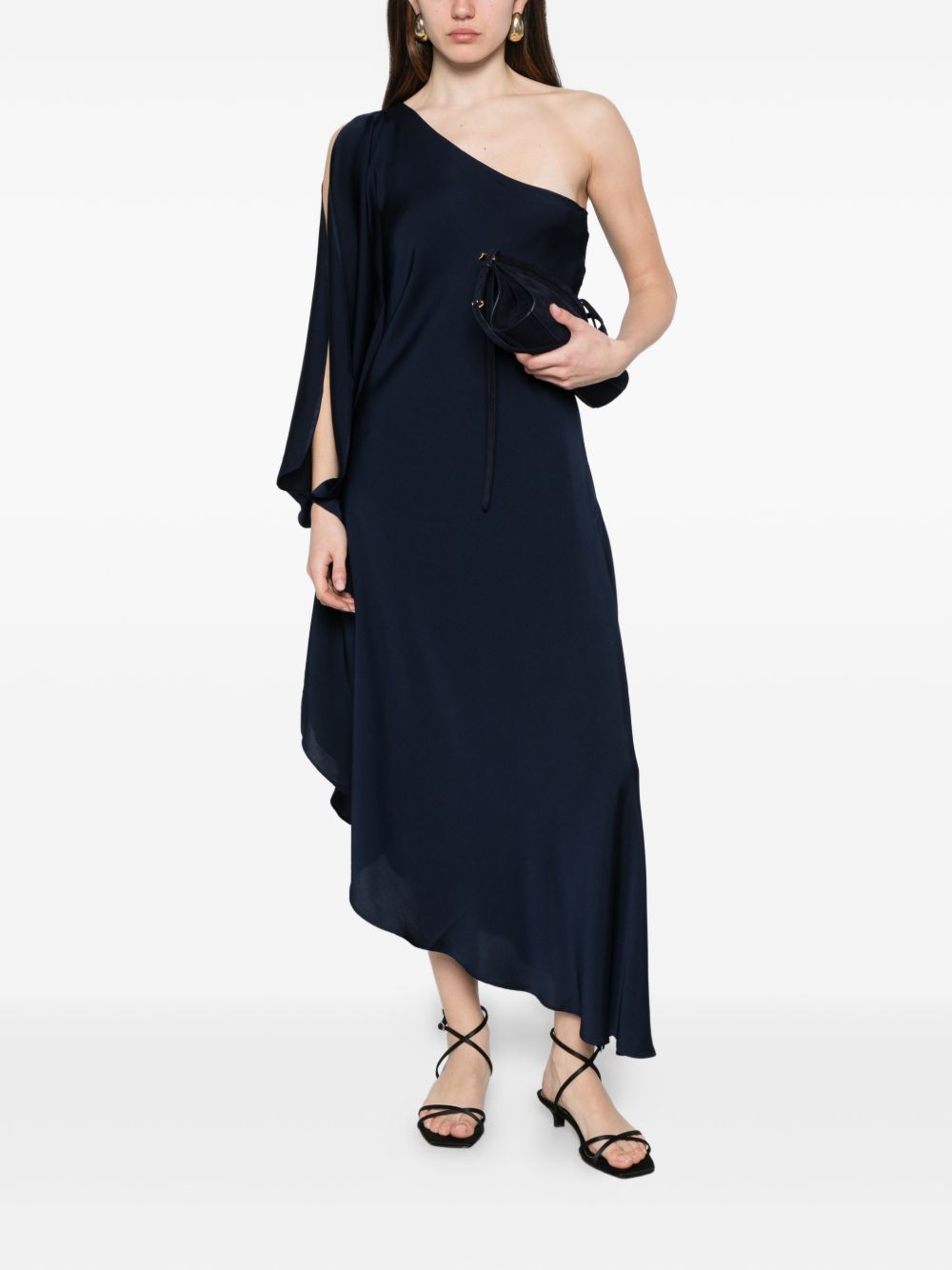 Silk95Five Ritz silk asymmetric dress